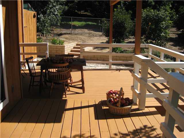 1113 Big Oak Ranch Road Fallbrook, CA 92028 - Photo 8 of 16 Deck off the Family Room with wonderful views.