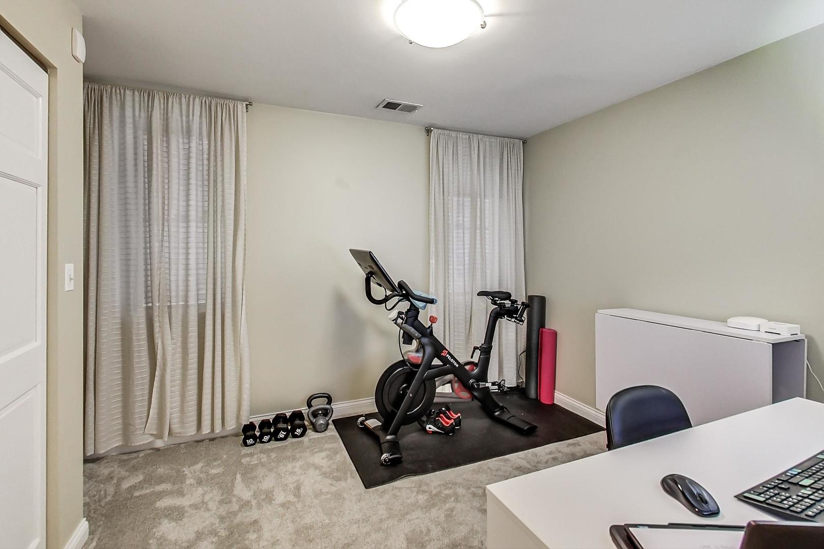 2630 North Racine Avenue Chicago, IL 60614 - Photo 34 of 47 a view of room with gym equipment