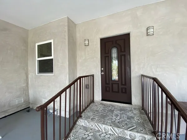 a view of a front door