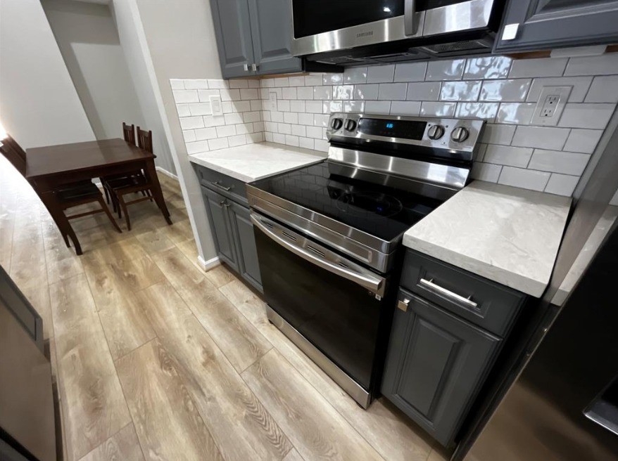 a close view of stove top oven