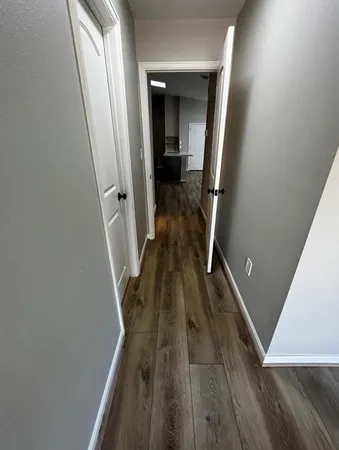 wooden floor in a gallery