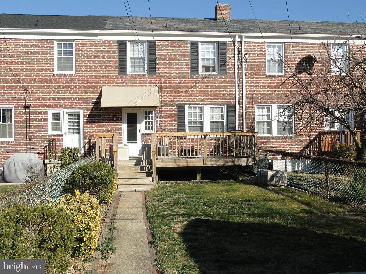 1803 Deveron Road Baltimore, MD 21286 - Photo 23 of 30 Rear of Home viewed from Parking Pad.