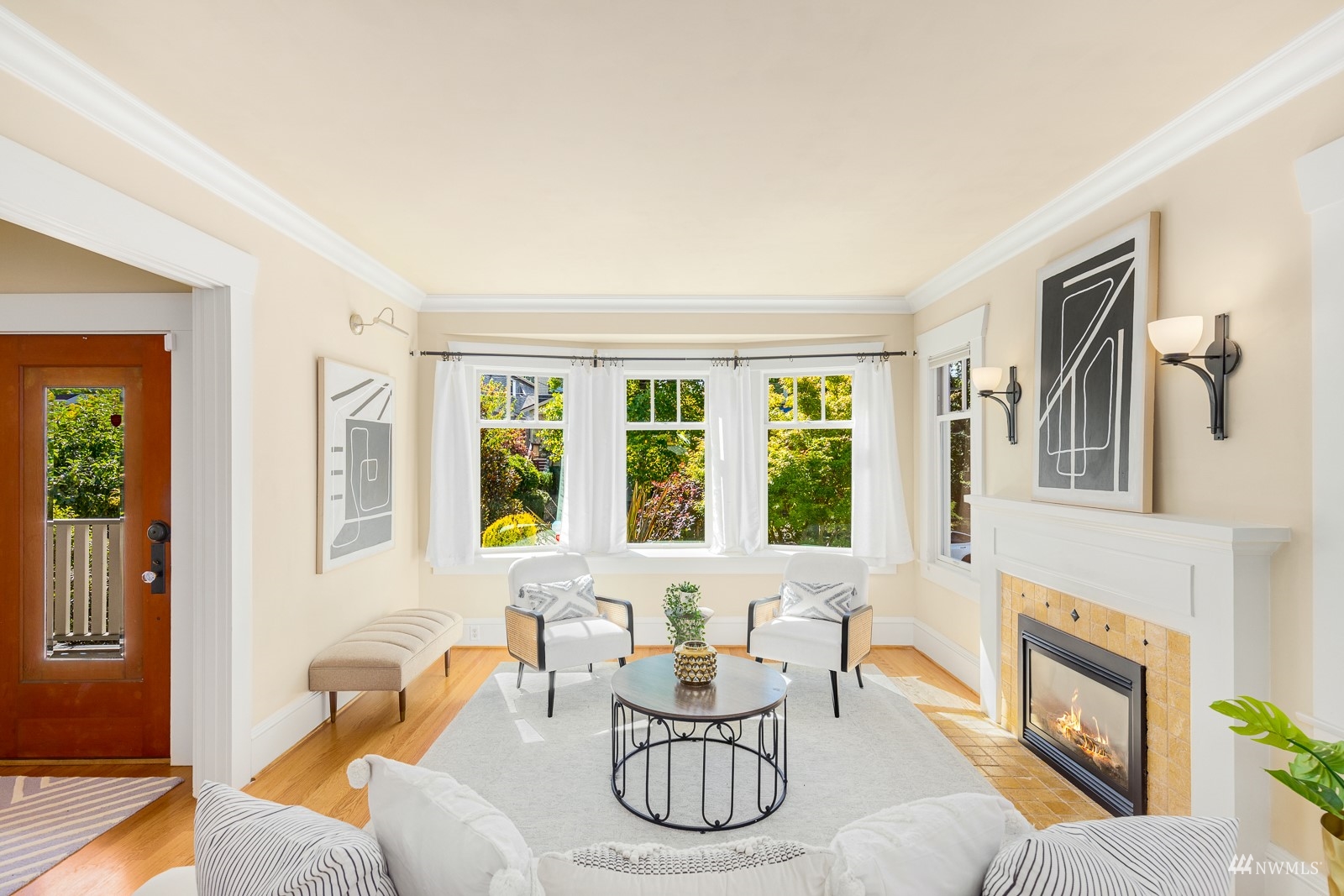 2326 North 59th Street Seattle, WA 98103 - Photo 8 of 38 a living room with furniture and a large window
