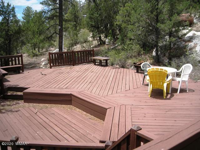 1922 Artist Draw Road Heber, AZ 85928 - Photo 56 of 63 a view of a patio with wooden floor