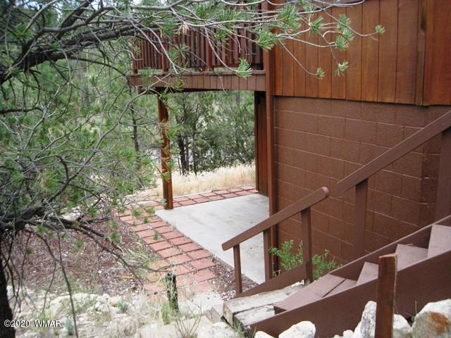 1922 Artist Draw Road Heber, AZ 85928 - Photo 58 of 63 a view of balcony with wooden fence
