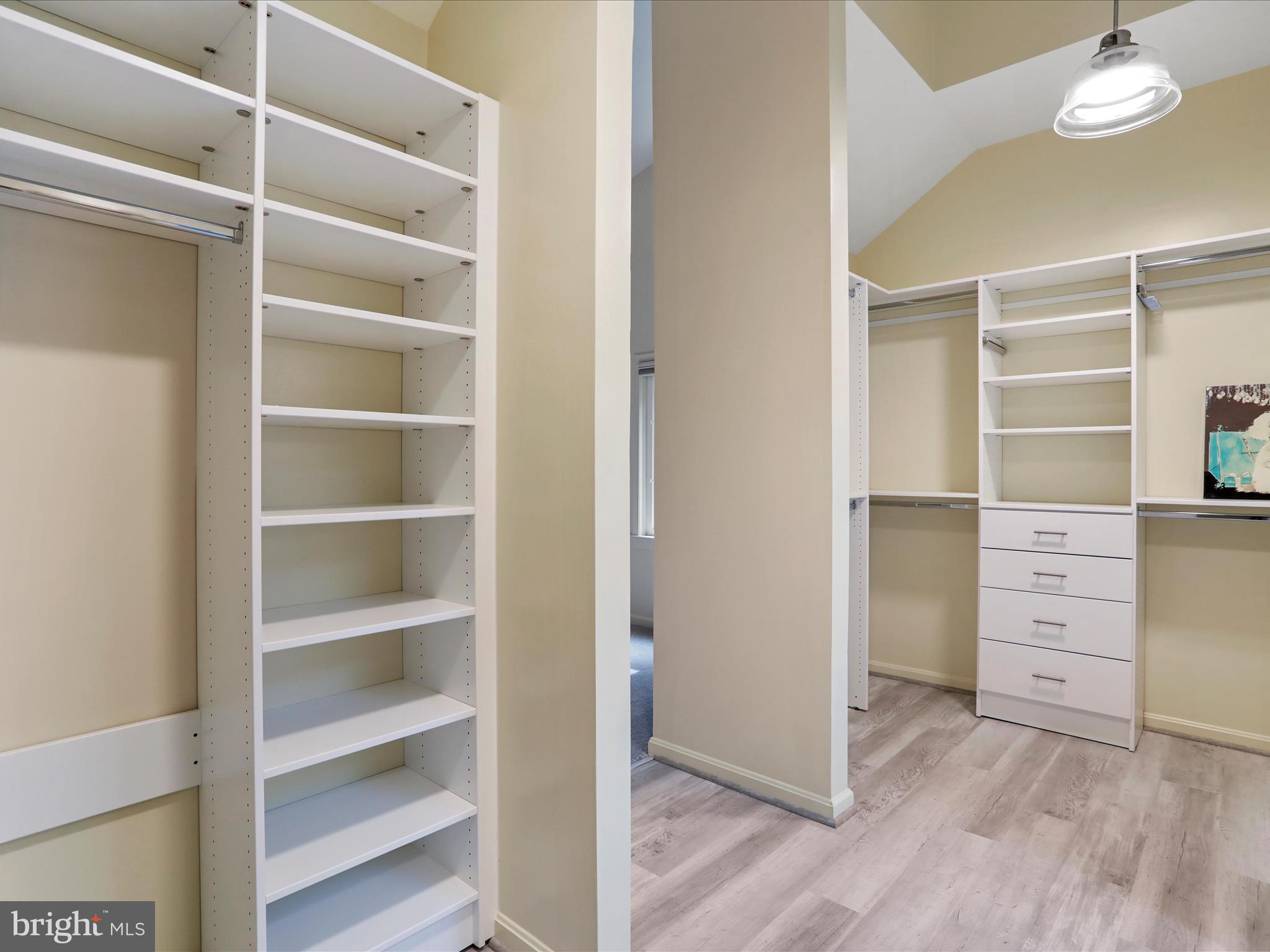 1350 Hunter Mill Road Reston, VA 20190 - Photo 11 of 75 a view of walk in closet with empty racks