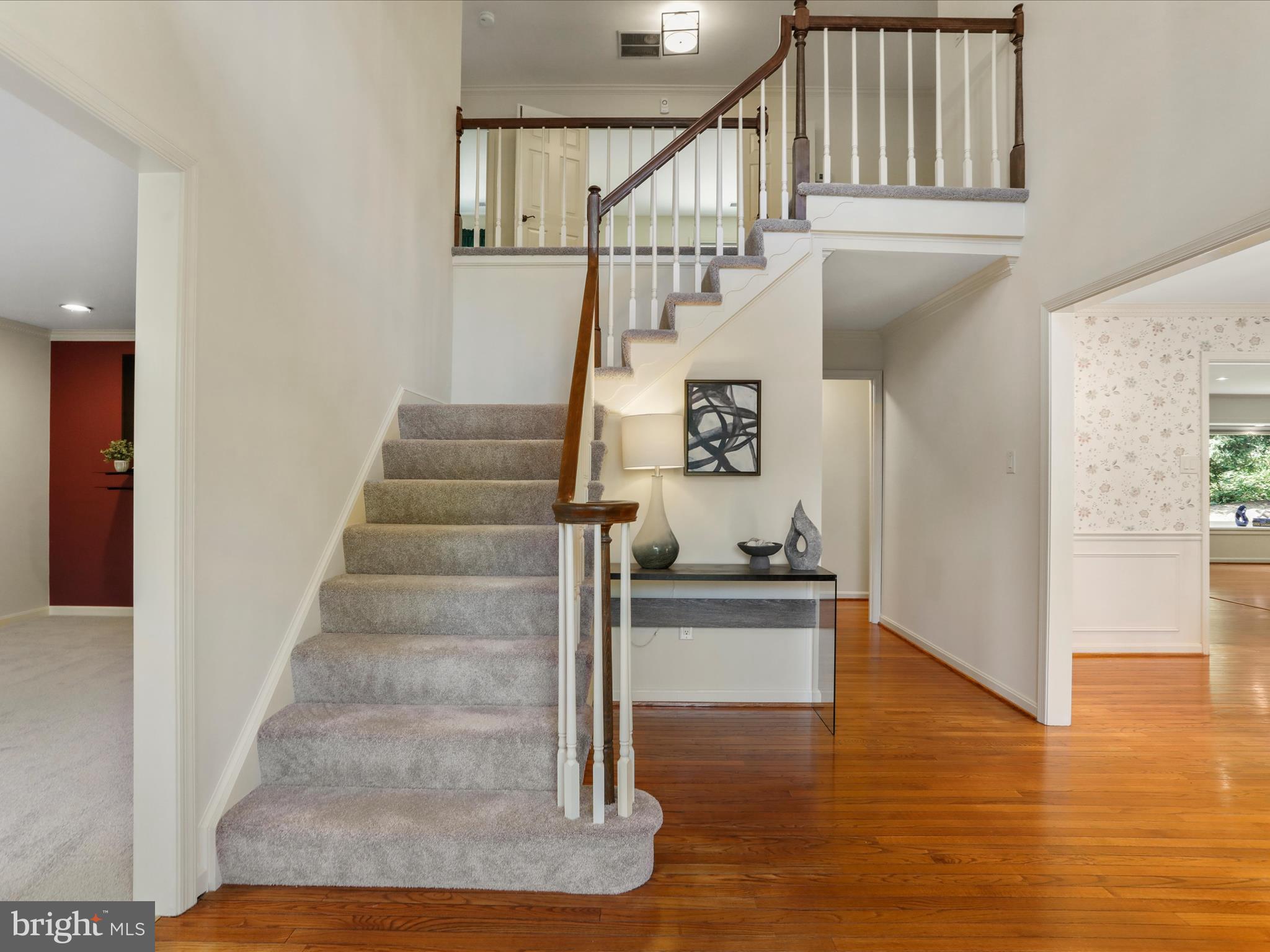 1350 Hunter Mill Road Reston, VA 20190 - Photo 28 of 75 a view of entryway and hall with wooden floor