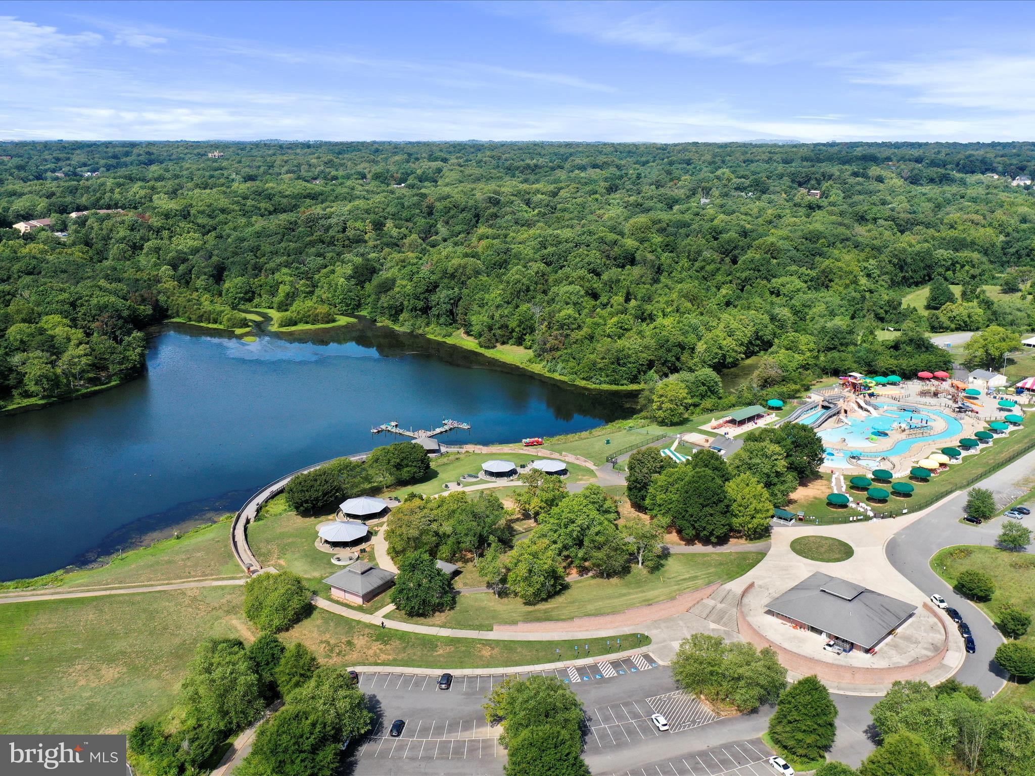 1350 Hunter Mill Road Reston, VA 20190 - Photo 68 of 75 an aerial view of a house with a yard
