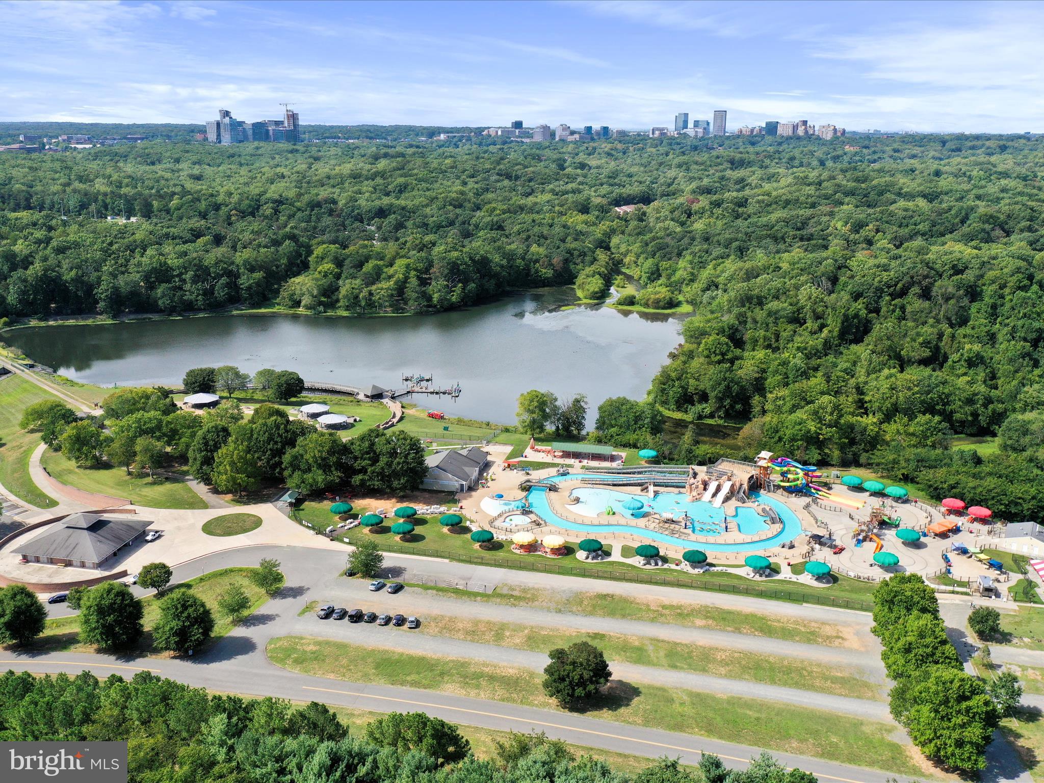 1350 Hunter Mill Road Reston, VA 20190 - Photo 69 of 75 an aerial view of a houses with outdoor space