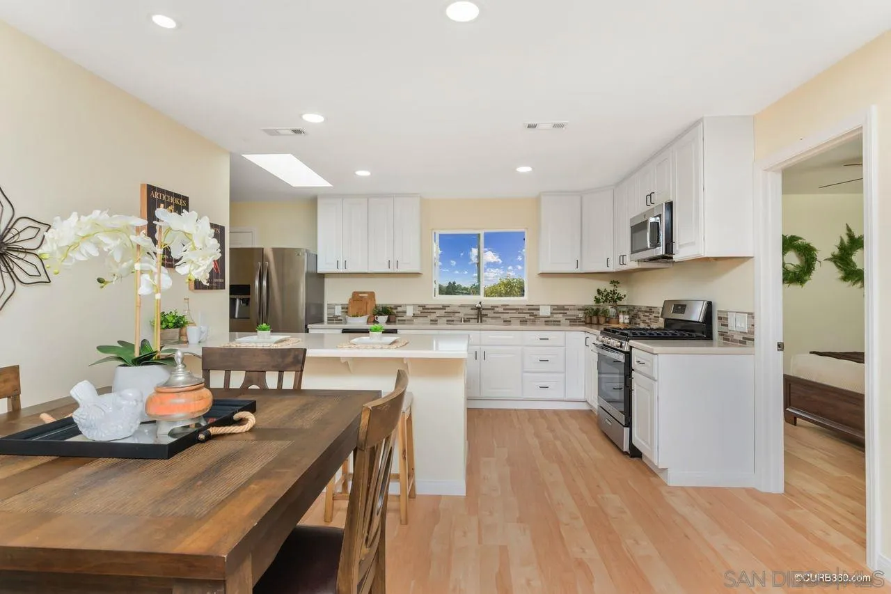 1427 Panorama Ridge Road Oceanside, CA 92056 - Photo 11 of 33 a kitchen with white cabinets stove and sink