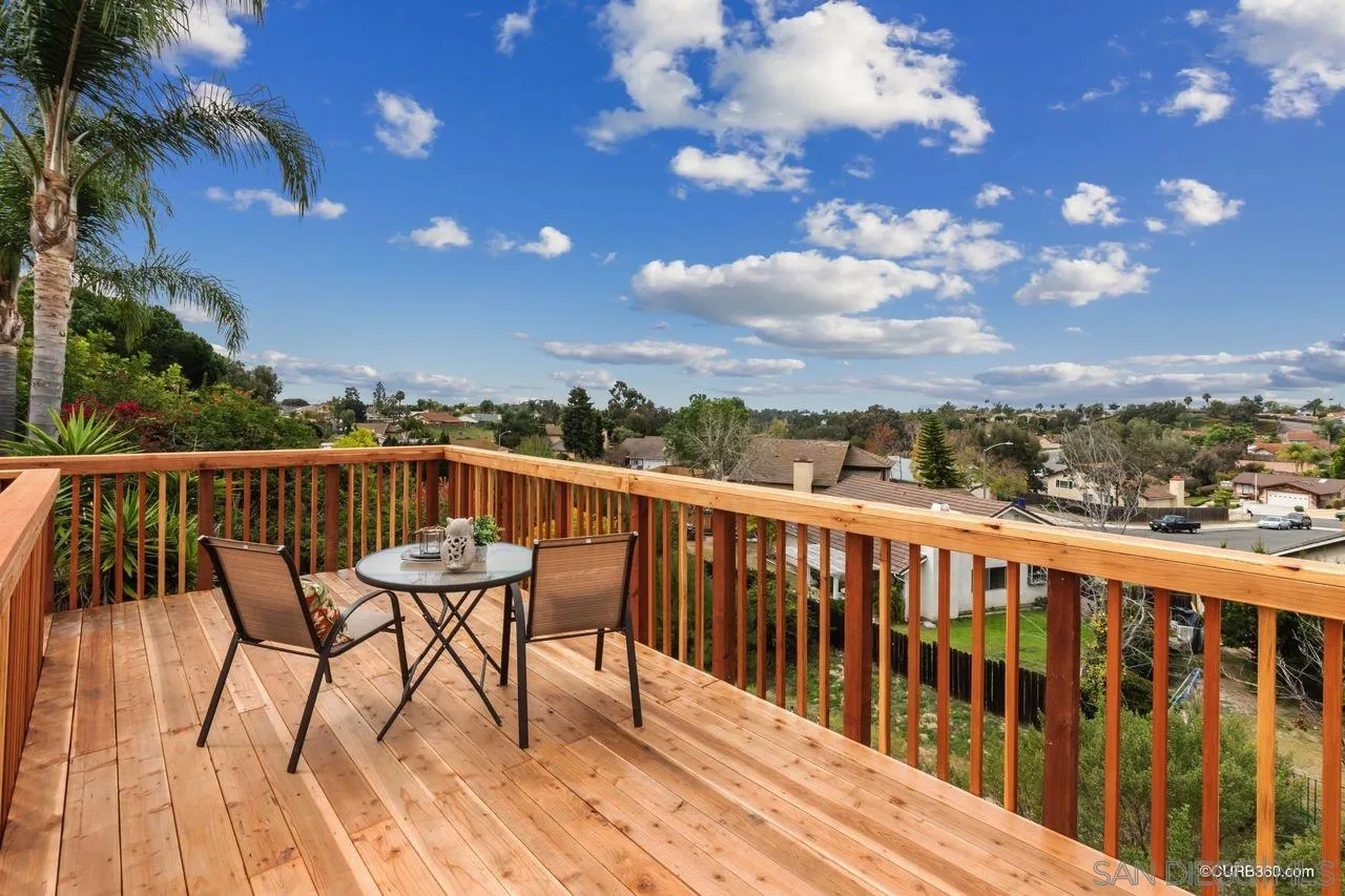 1427 Panorama Ridge Road Oceanside, CA 92056 - Photo 29 of 33 a view of a chairs on a deck