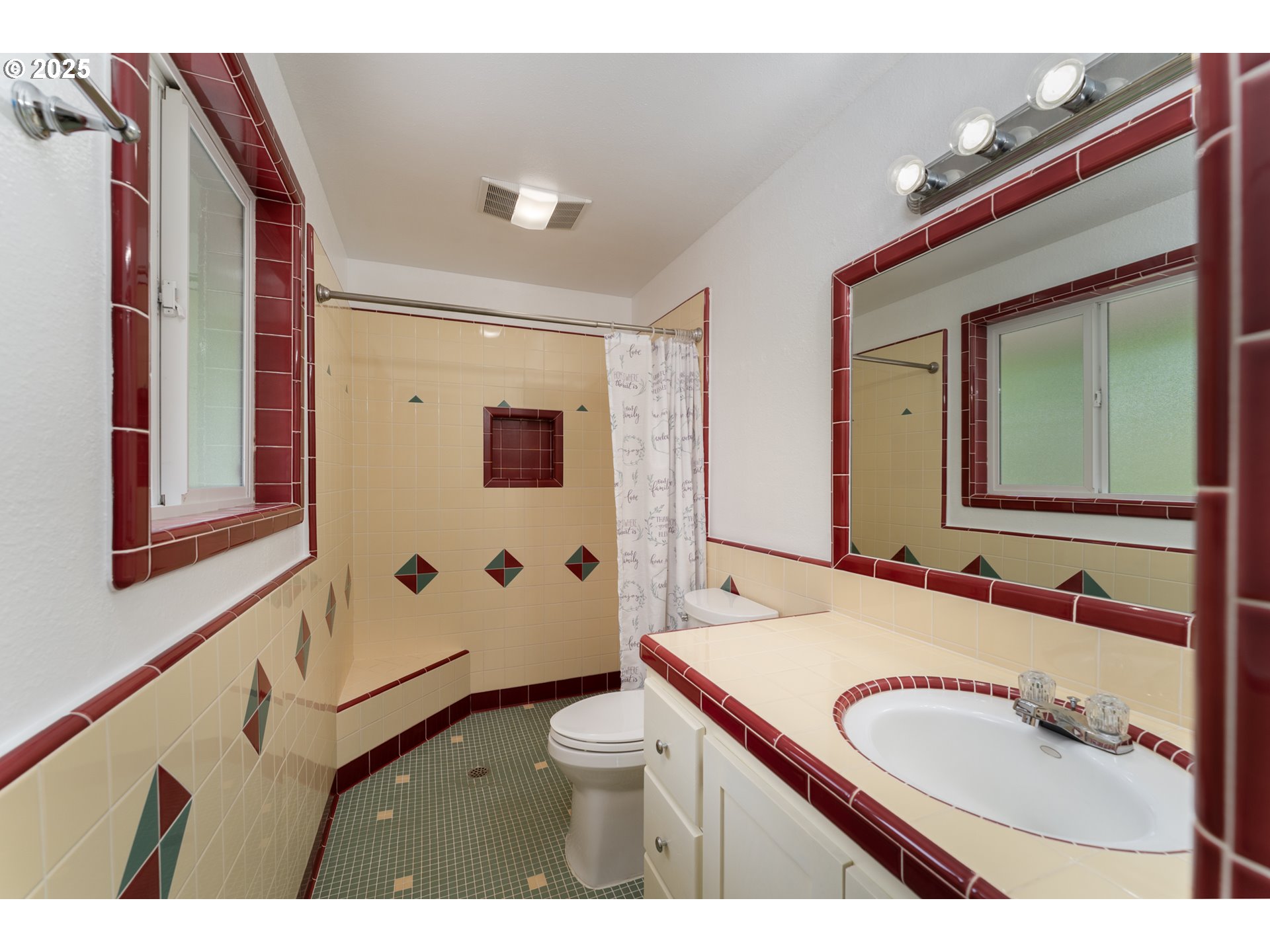 31052 Brownlee Road Rainier, OR 97048 - Photo 43 of 47 a bathroom with a granite countertop sink mirror vanity and toilet