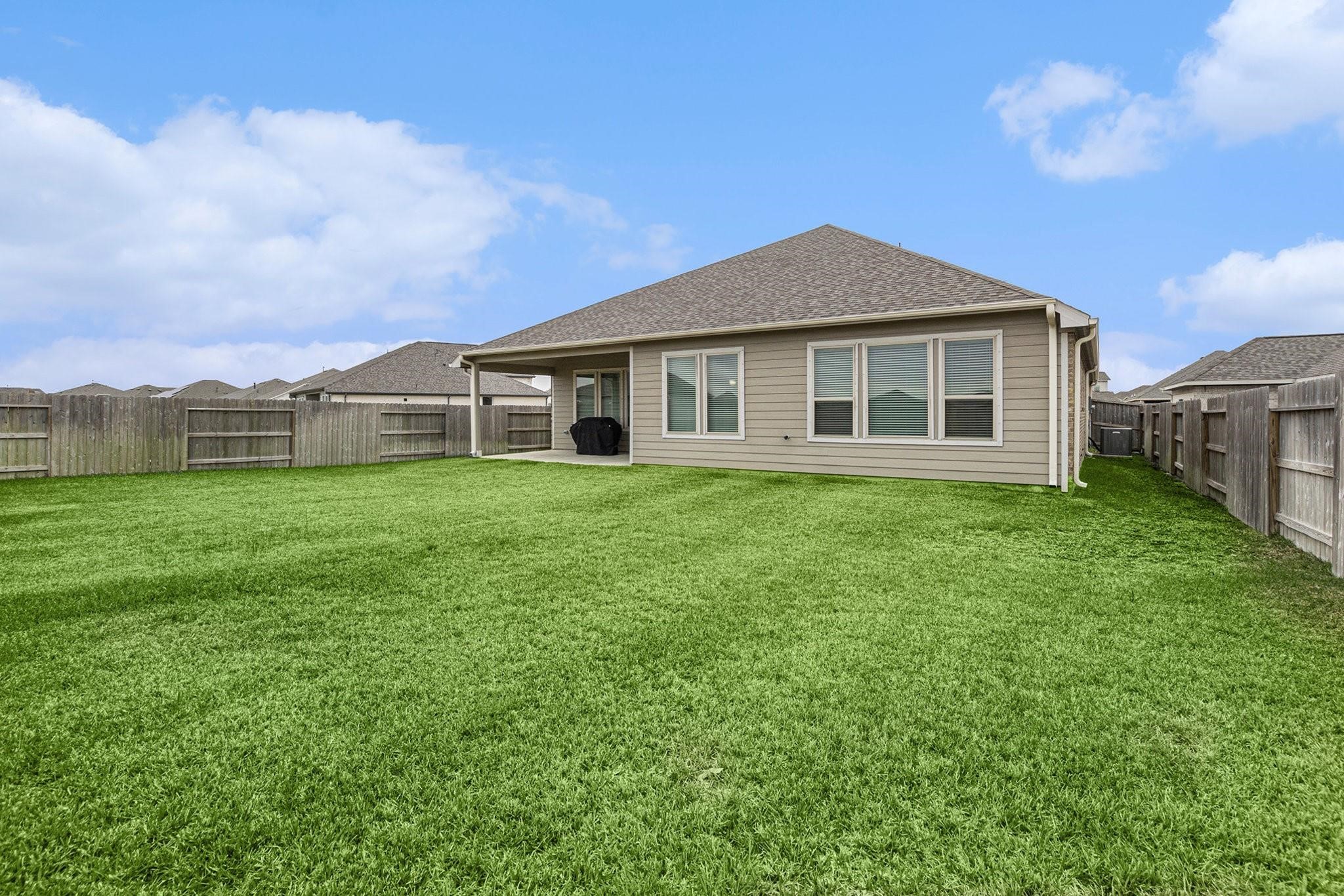 1818 Homewood Point Lane Rosharon, TX 77583 - Photo 31 of 41 a view of a house with a yard and front view of a house