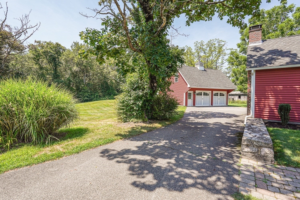 11 Millville Road Mendon, MA 01756 - Photo 22 of 28 a view of a yard with plants and a large tree
