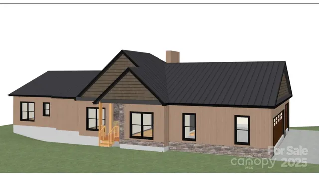 a front view of house with yard