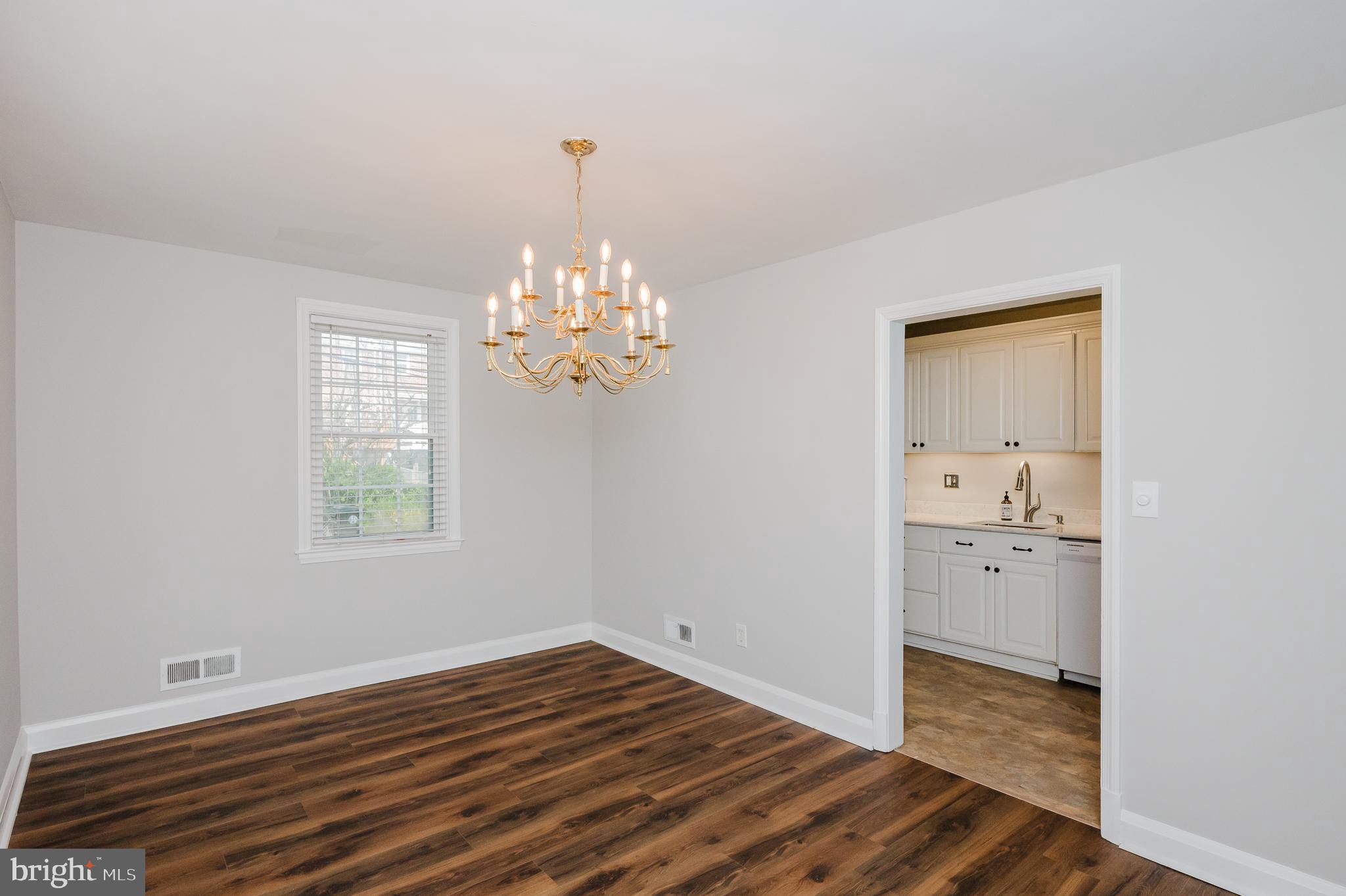 1634 Aberdeen Road Towson, MD 21286 - Photo 14 of 32 DINING ROOM INTO KITCHEN