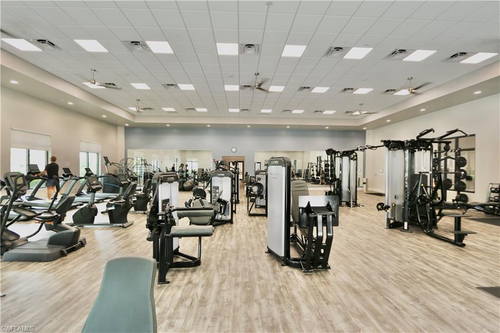 18293 Ridgeline Drive Estero, FL 33928 - Photo 36 of 47 a view of a room with gym equipment