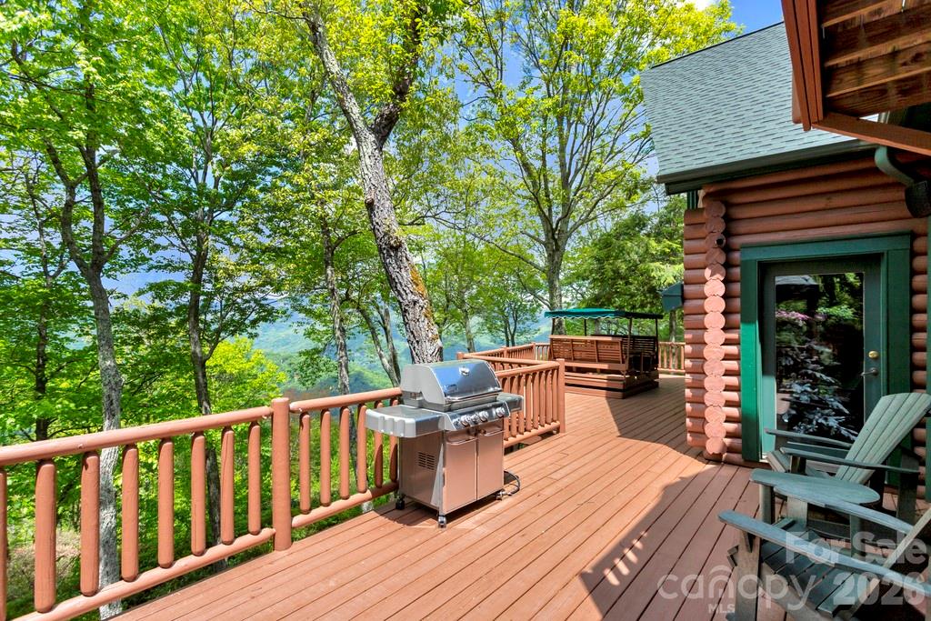 35 Falcon Crest Loop Maggie Valley, NC 28751 - Photo 40 of 46 a view of a patio on the roof deck