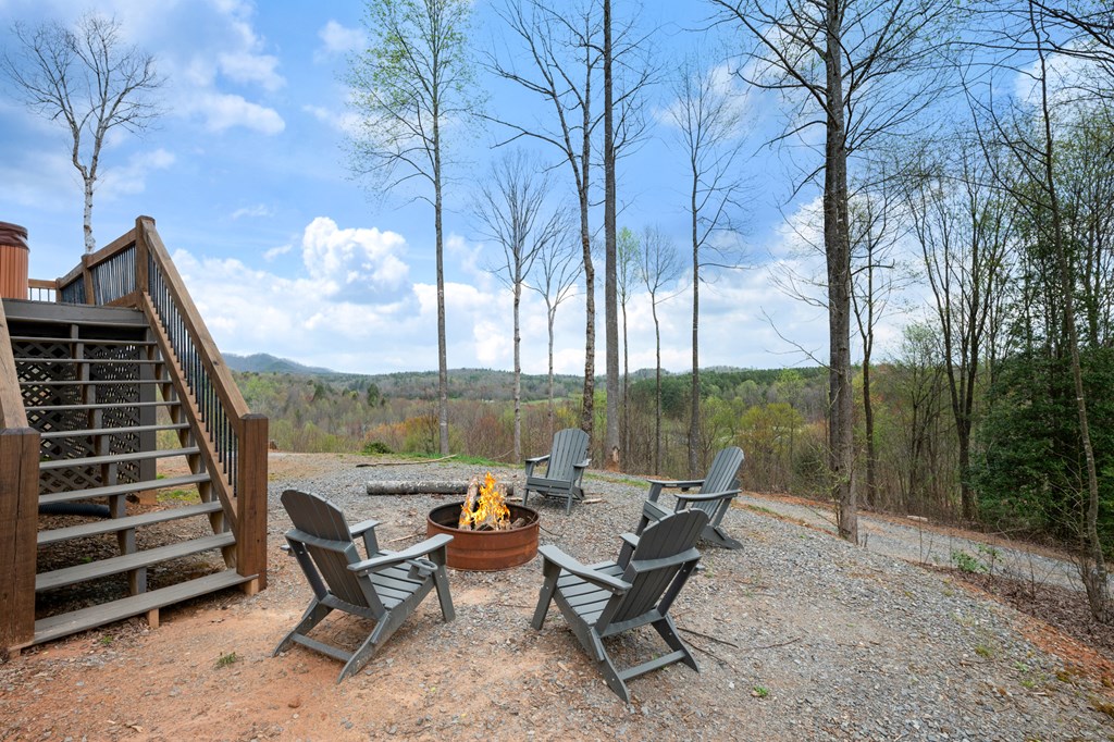 136 A Pack Creek Road Blue Ridge, GA 30513 - Photo 26 of 66 a view of outdoor space with seating area
