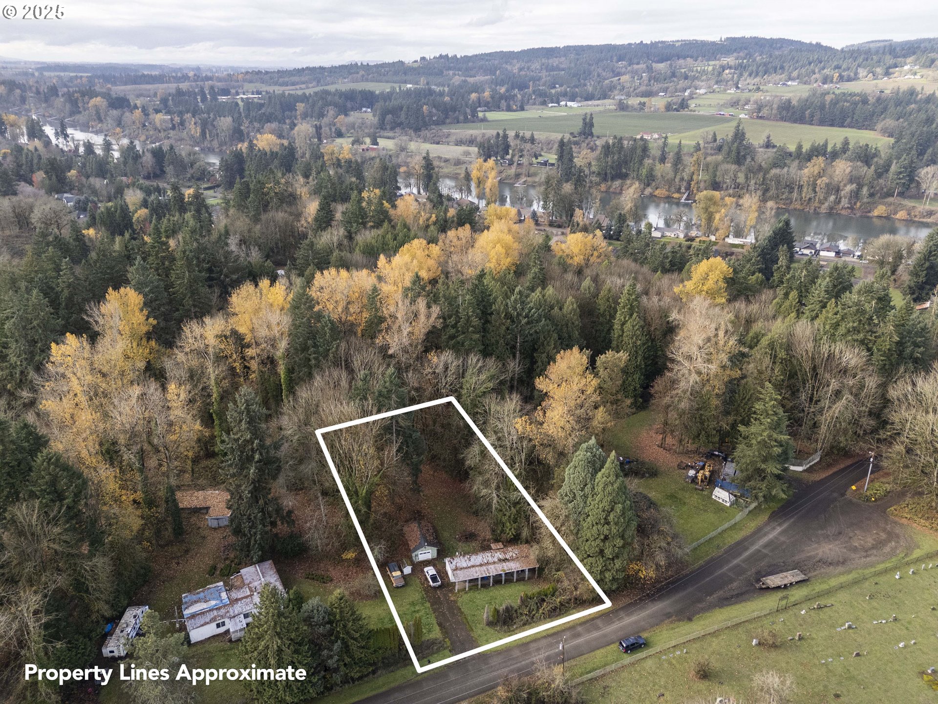 23921 Schultz Road Northeast Aurora, OR 97002 - Photo 23 of 25 a view of a city from a balcony