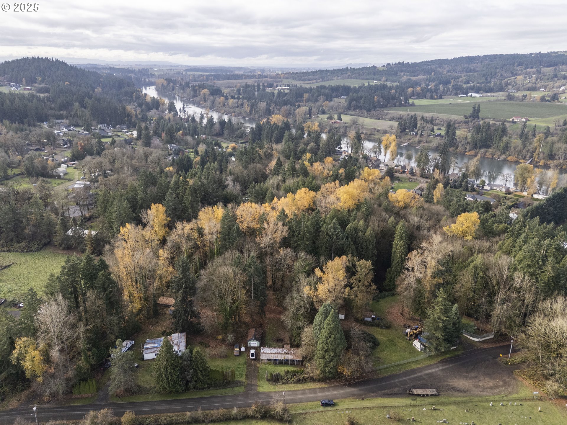 23921 Schultz Road Northeast Aurora, OR 97002 - Photo 3 of 25 an aerial view of multiple house