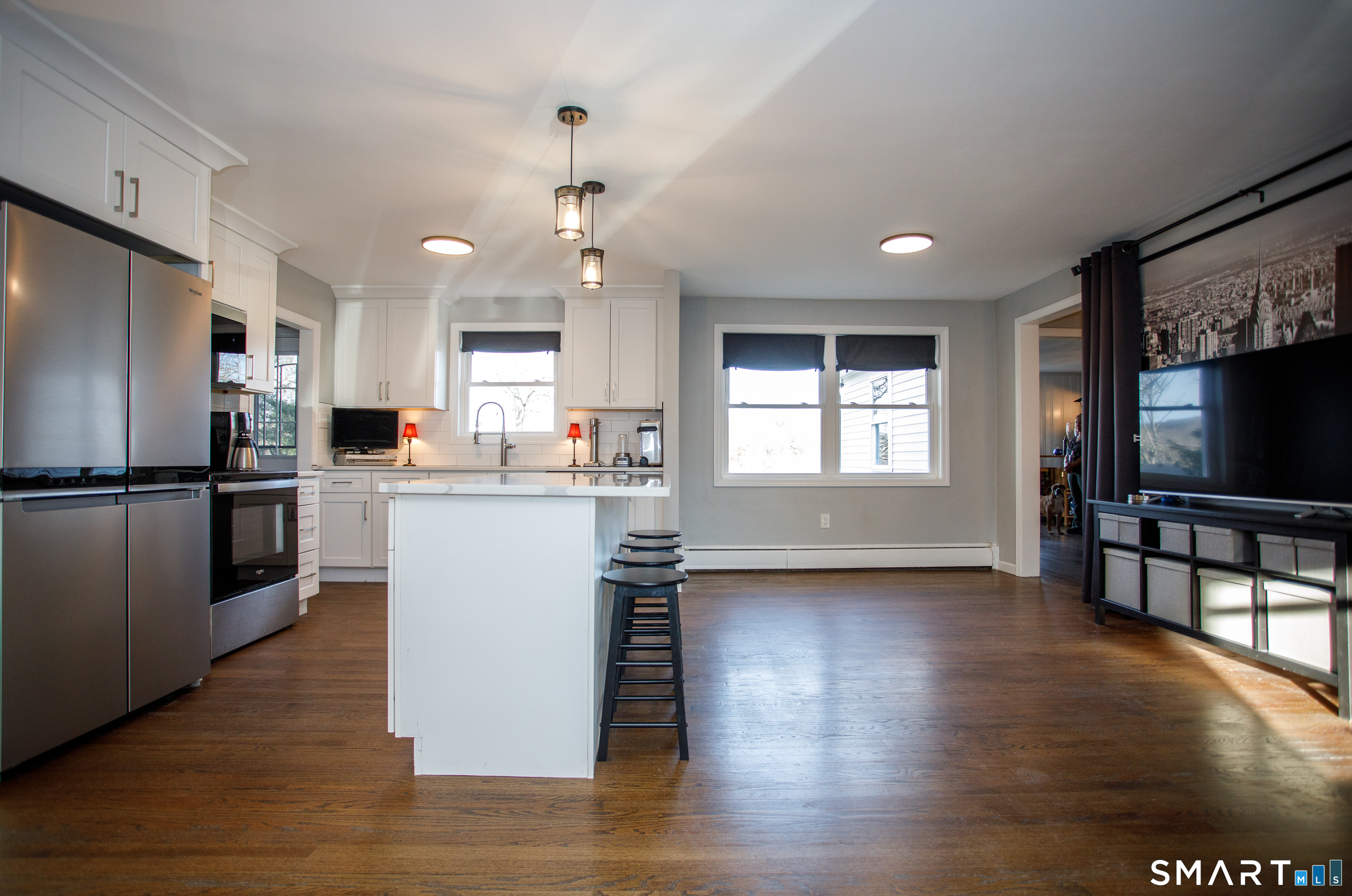 18 Richards Grove Road Waterford, CT 06375 - Photo 6 of 23 a view of kitchen with cabinets and wooden floor