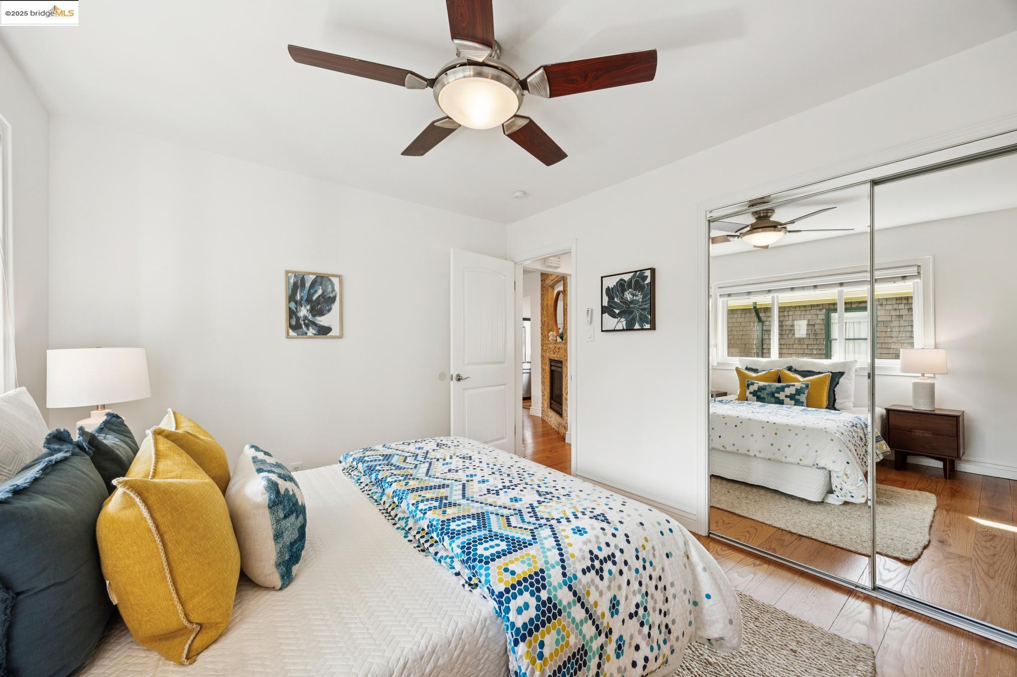 1609 Bonita Avenue, Unit 3 Berkeley, CA 94709 - Photo 6 of 10 a bedroom with a bed couch and window