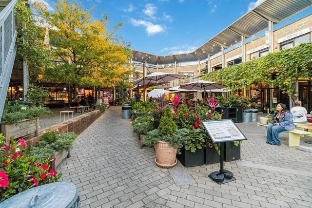 a view of a multi story building