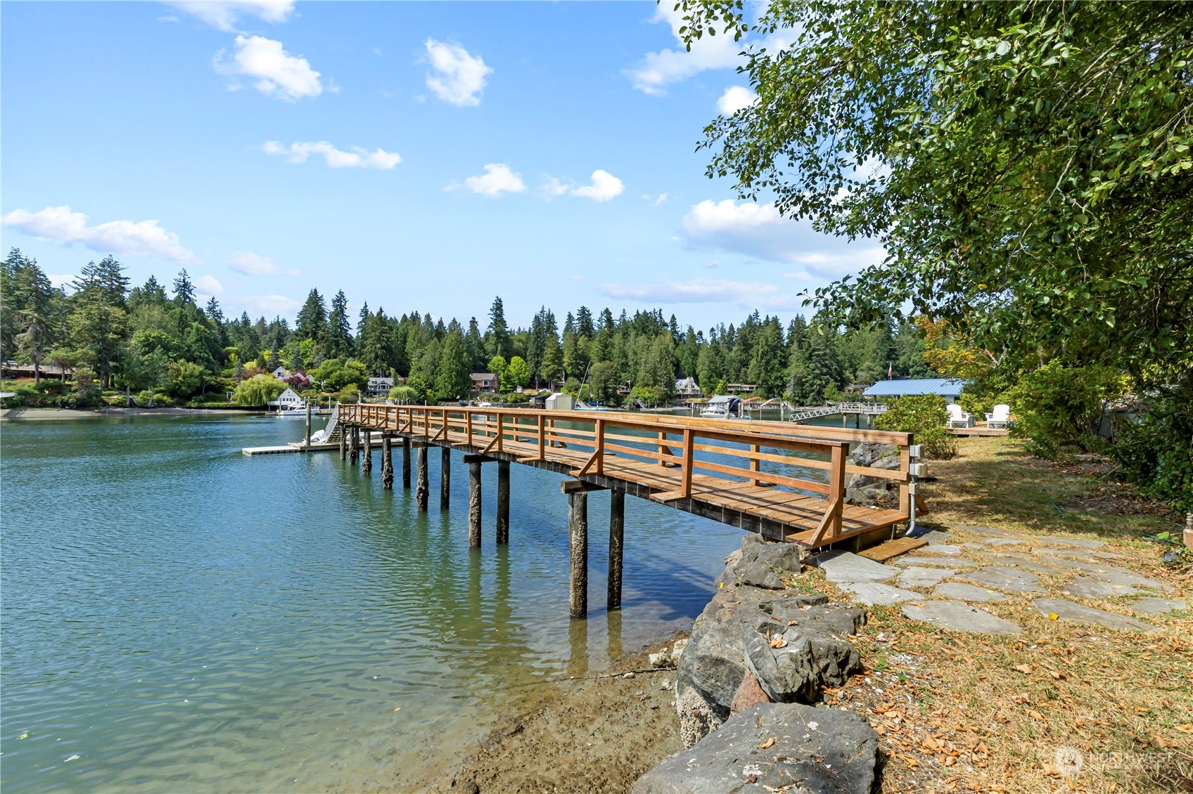 8100 Northeast Hidden Cove Road Bainbridge Island, WA 98110 - Photo 34 of 37 a view of outdoor space with lake view