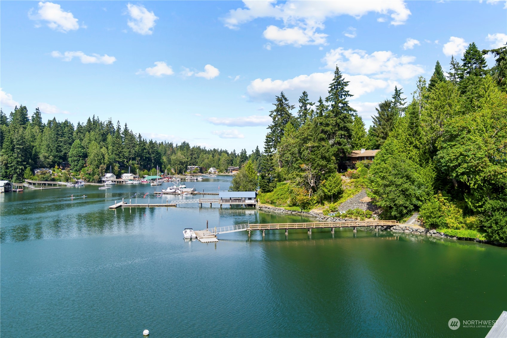 8100 Northeast Hidden Cove Road Bainbridge Island, WA 98110 - Photo 35 of 37 a view of water pond with outdoor space