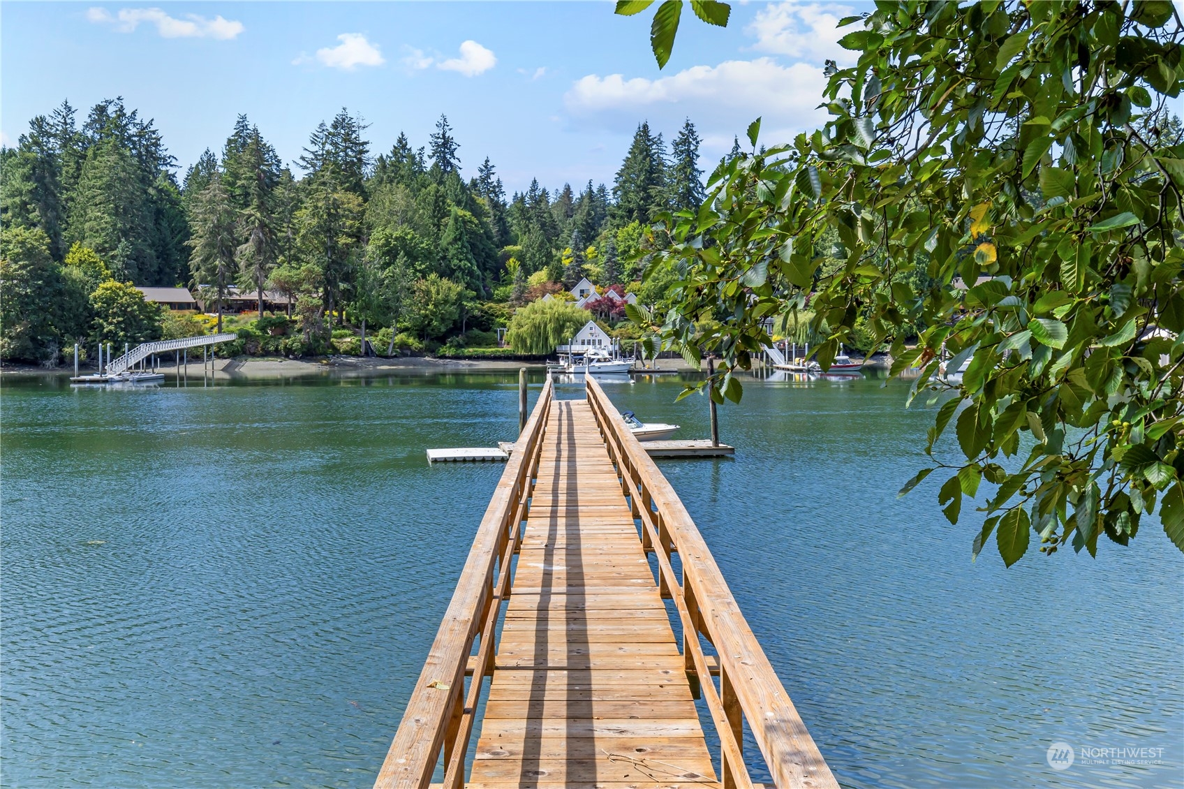 8100 Northeast Hidden Cove Road Bainbridge Island, WA 98110 - Photo 4 of 37 a view of a lake with a park
