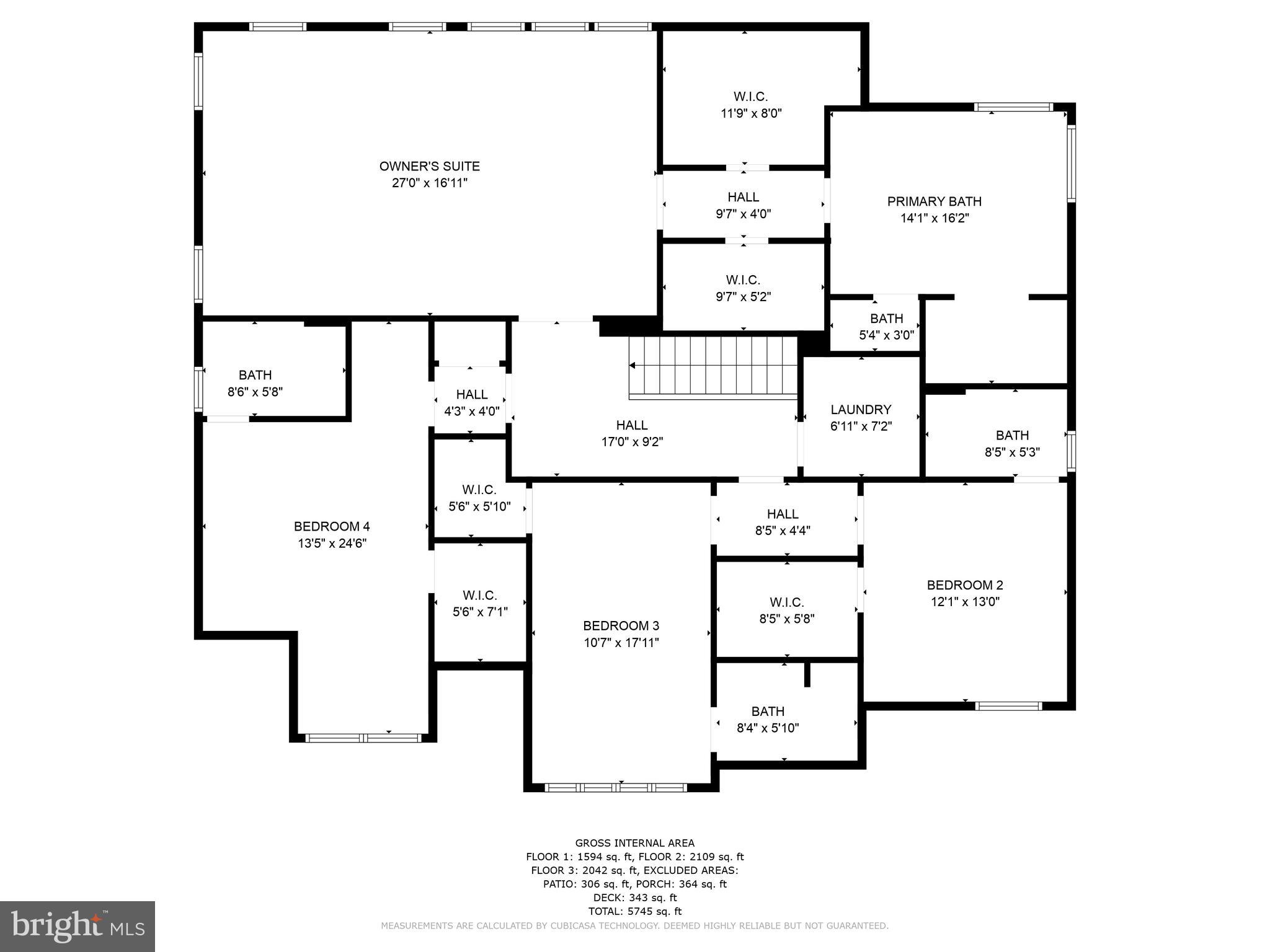 1656 Perlich Street McLean, VA 22101 - Photo 65 of 66 Upper Level Floorplan