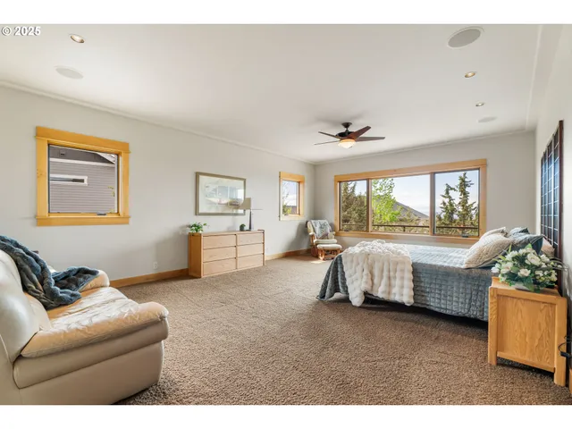 a living room with furniture and window