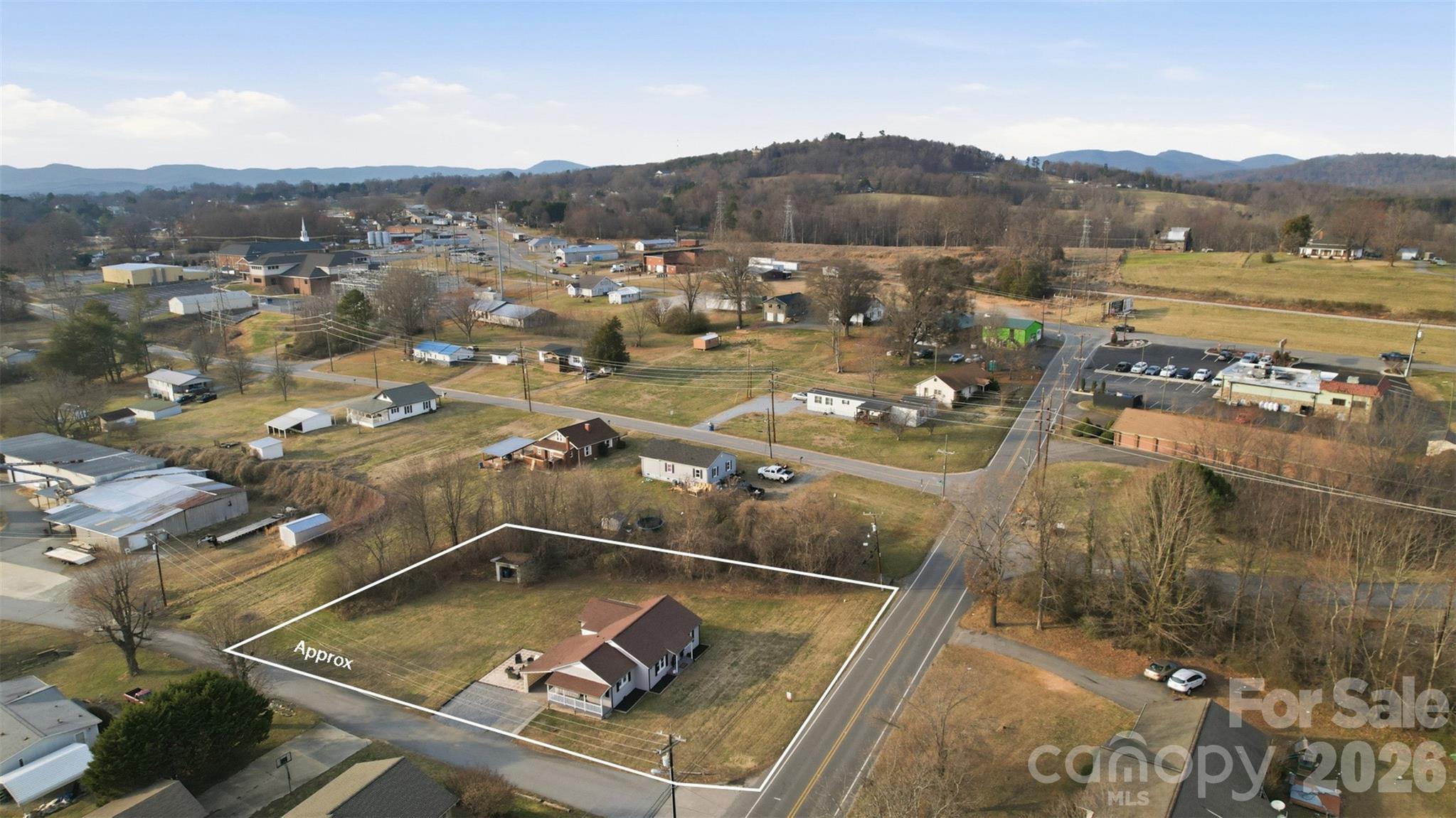 100 Boston Road Taylorsville, NC 28681 - Photo 7 of 41 an aerial view of residential houses with outdoor space