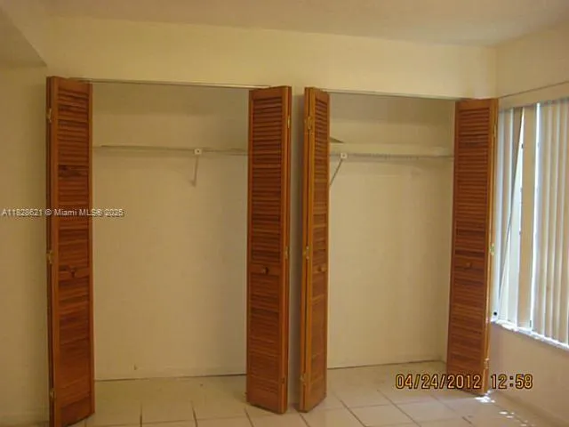 a view of closet area