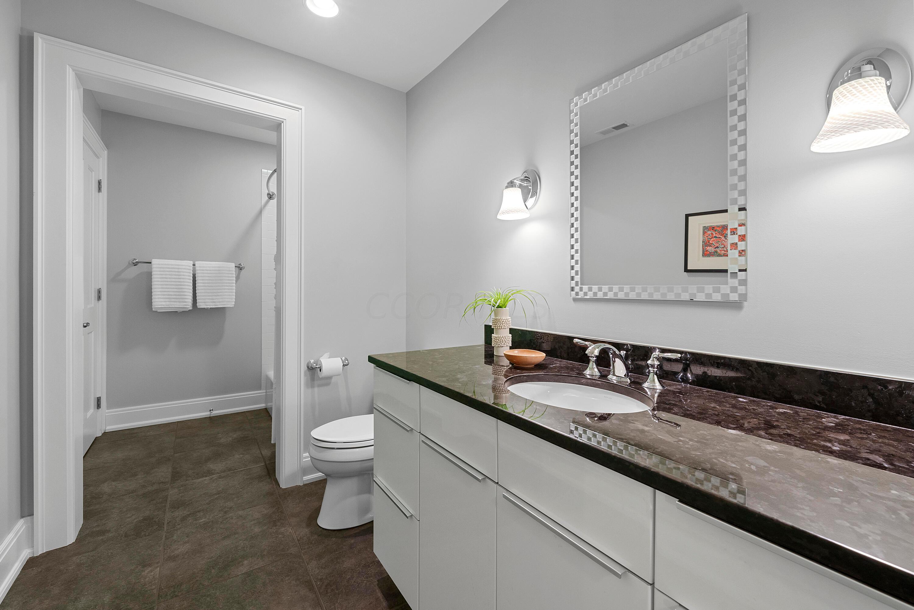 2737 Edington Road Columbus, OH 43221 - Photo 36 of 59 Heated flooring, vanity and tub/shower.