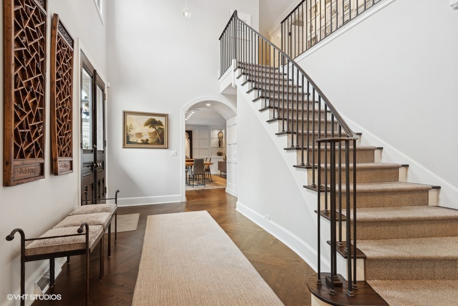 89 North Indian Hill Road Winnetka, IL 60093 - Photo 11 of 91 a view of entryway and hall with wooden floor