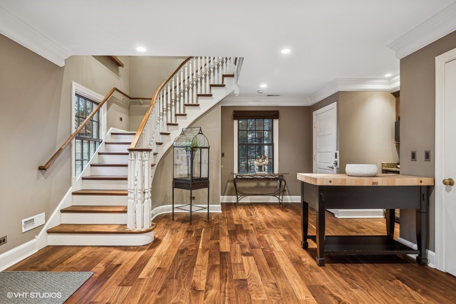 89 North Indian Hill Road Winnetka, IL 60093 - Photo 66 of 91 a view of entryway and hall with wooden floor
