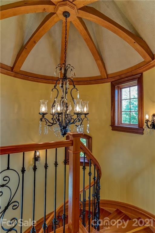 383 Silver Ridge Road Mill Spring, NC 28756 - Photo 19 of 46 a view of a balcony