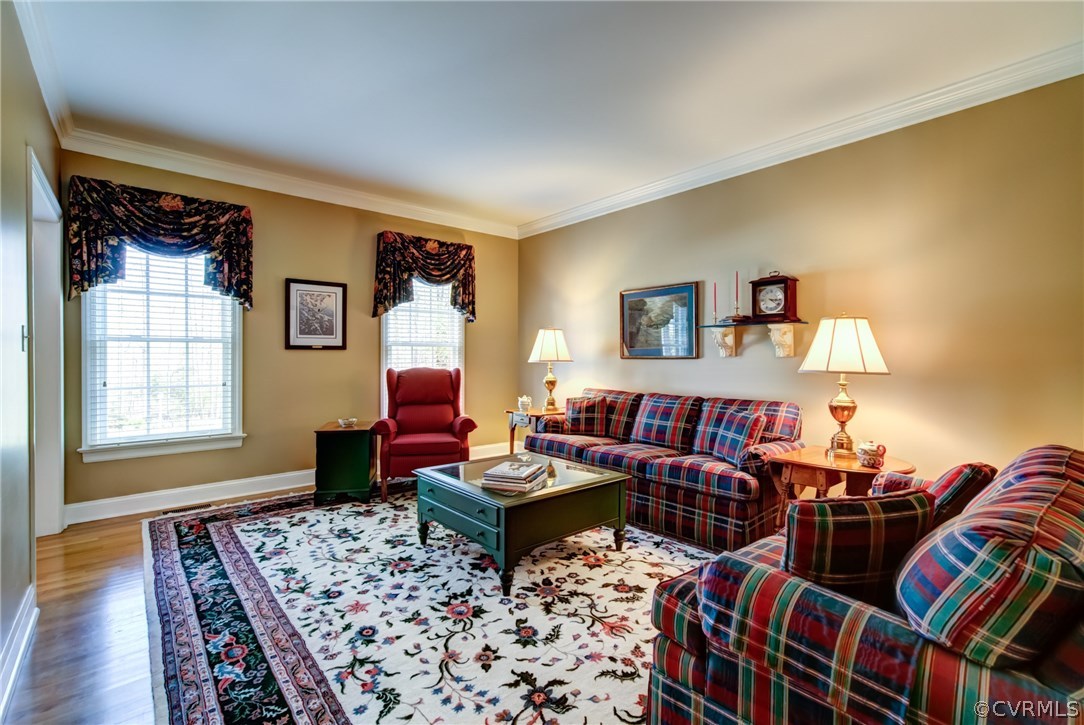 1685 Mellick Ridge Road Manakin-Sabot, VA 23103 - Photo 3 of 34 Den with Hardwood and Fireplace