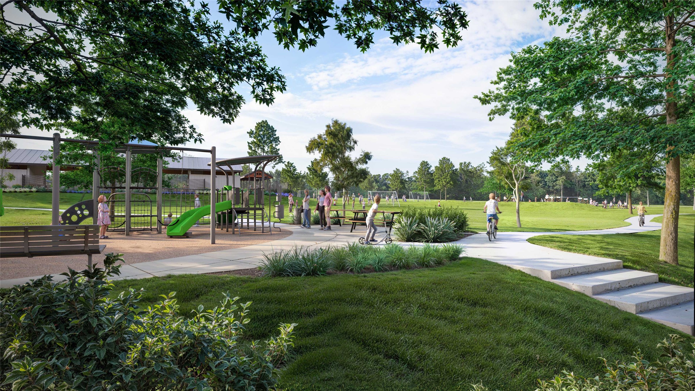 461 Young Street Buda, TX 78610 - Photo 27 of 32 a view of a park with tree s