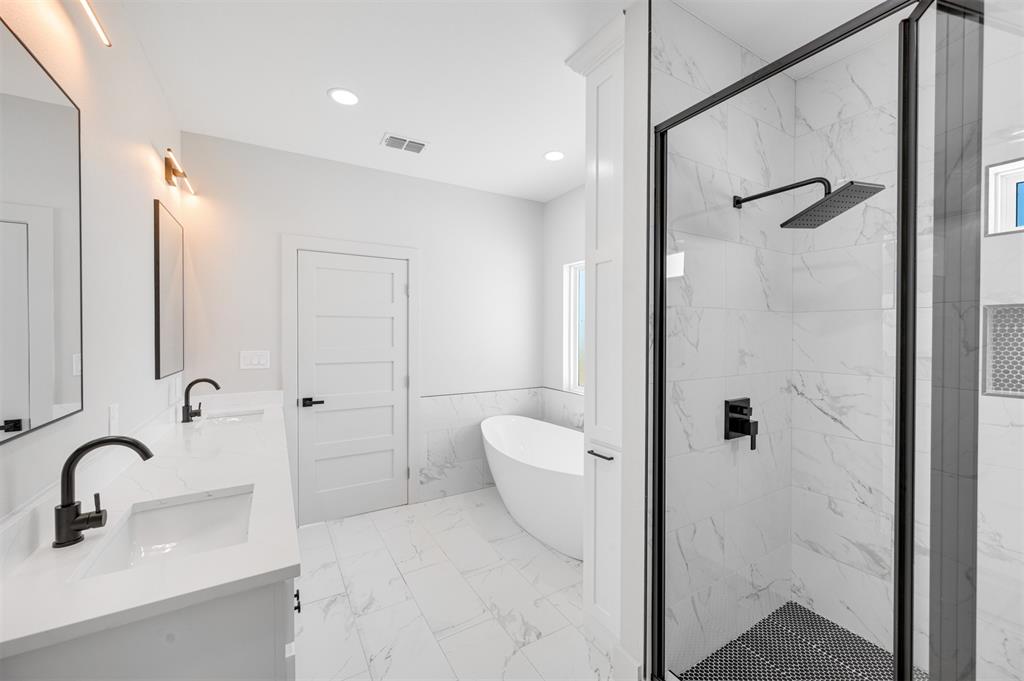 406 Private Road Brookston, TX 75421 - Photo 18 of 37 a bathroom with a sink a toilet and shower