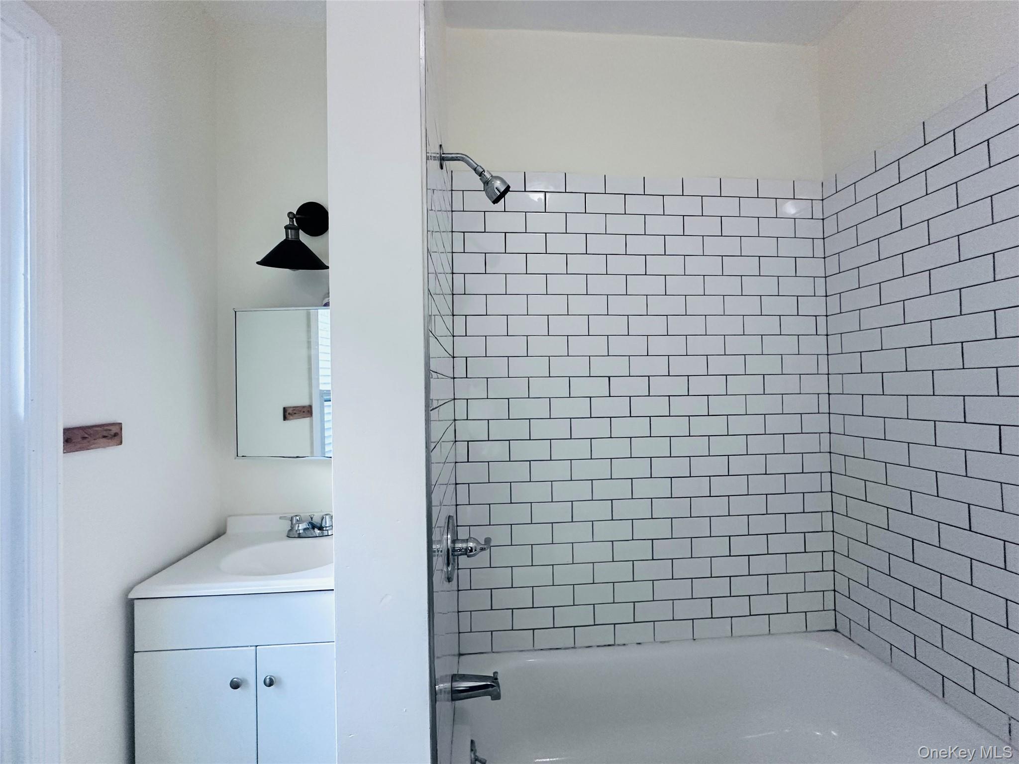 80 North Hamilton Street, Unit 2 Poughkeepsie, NY 12601 - Photo 15 of 17 a bathroom with a sink a toilet and shower