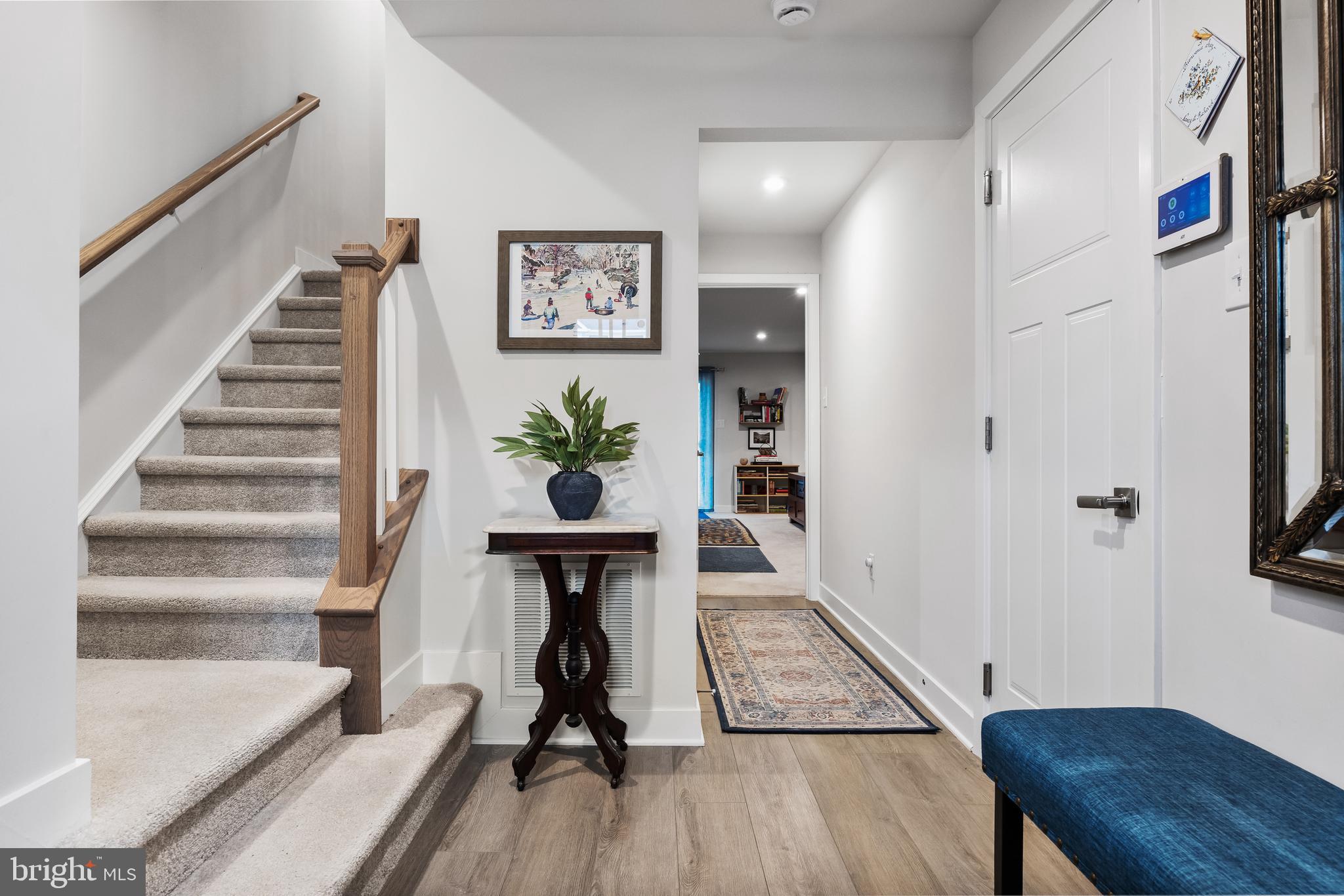 11 Cinnamon Lane Mount Laurel, NJ 08054 - Photo 3 of 17 a view of entryway with wooden floor and stairs