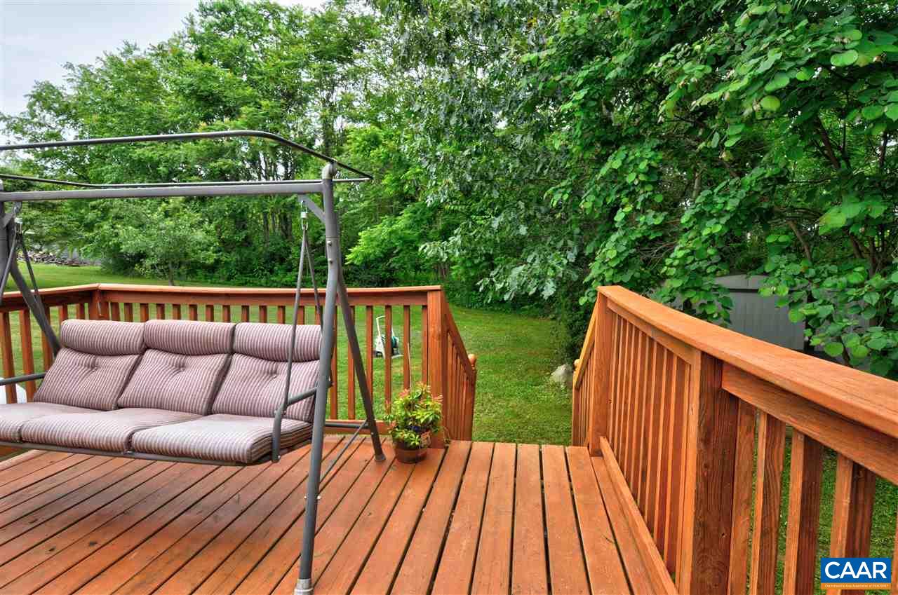 1728 Ridge Road Raphine, VA 24472 - Photo 27 of 34 a balcony with wooden floor and outdoor seating