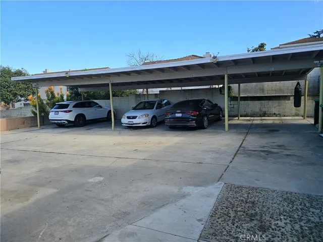 a view of parking garage