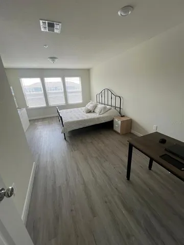 a bathroom with a bath tub