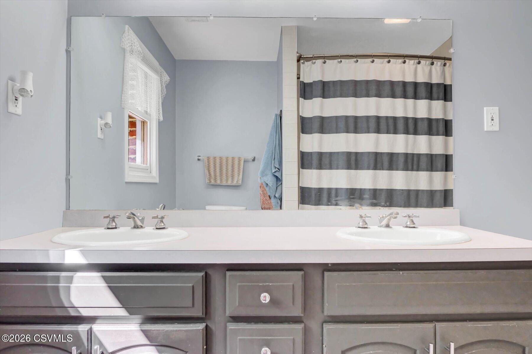 65 Crestview Drive Winfield, PA 17889 - Photo 41 of 70 a bathroom with a sink and a mirror