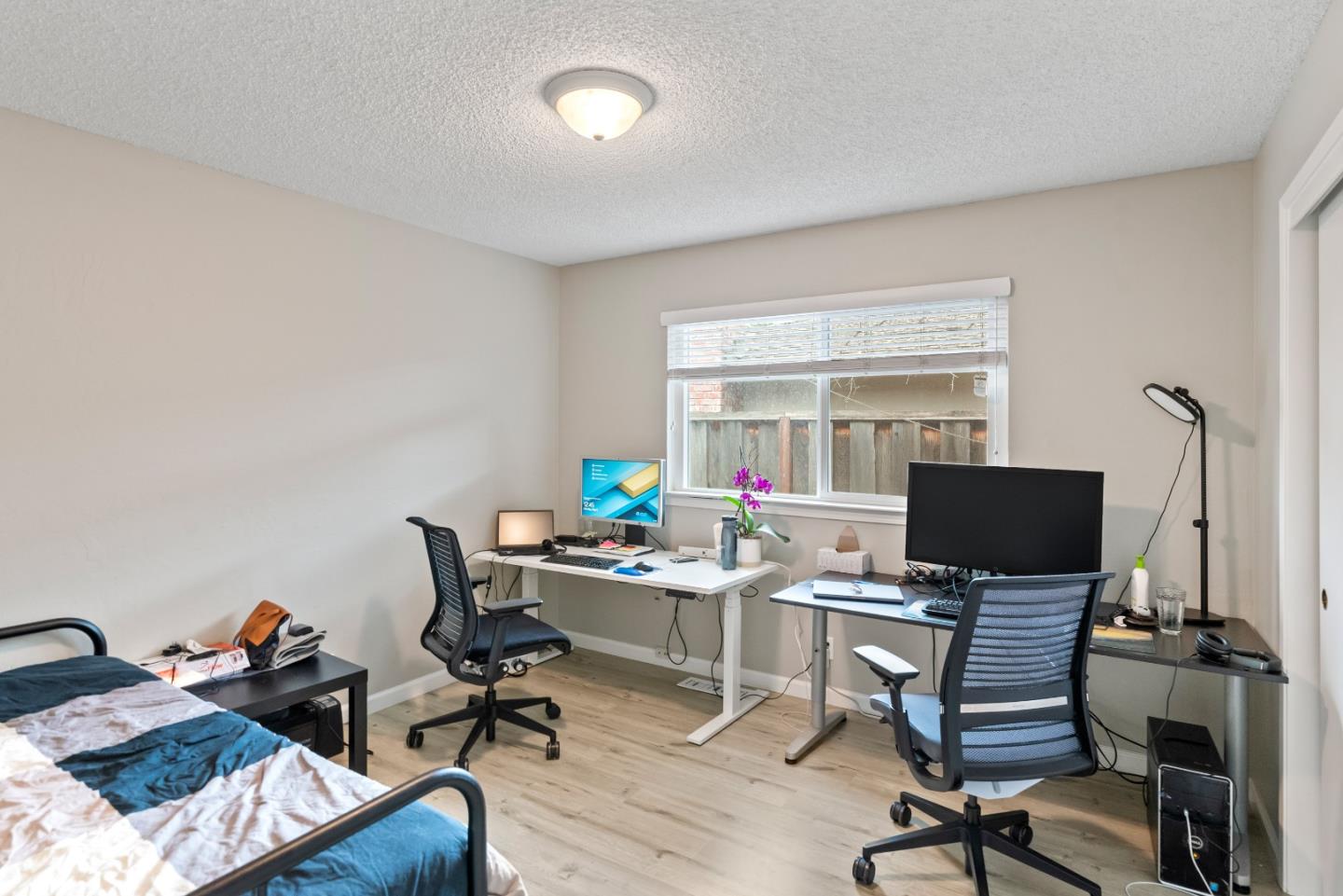 1010 Williams Way Mountain View, CA 94040 - Photo 12 of 26 a workspace with furniture and wooden floor