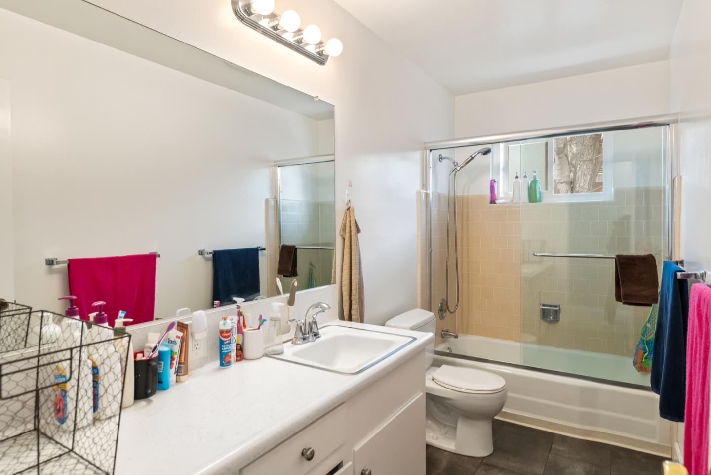 1010 Williams Way Mountain View, CA 94040 - Photo 13 of 26 a bathroom with a toilet a sink and a bath tub